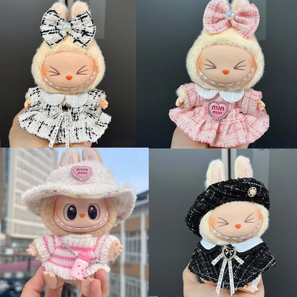 17cm Cute Labubu Doll Clothes