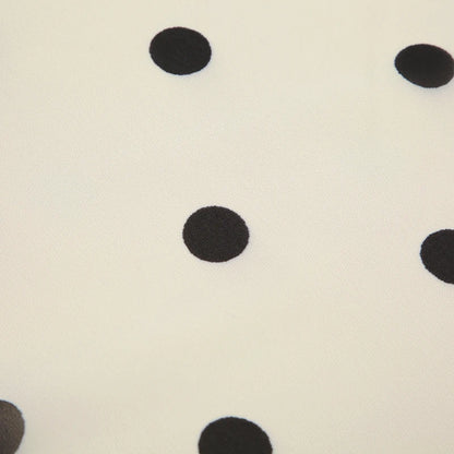 Elegant Polka Dot Midi Skirt