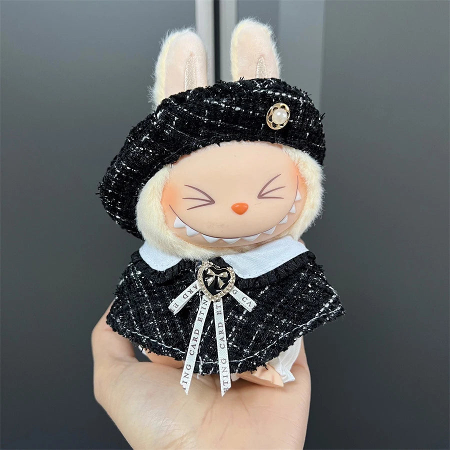 17cm Cute Labubu Doll Clothes
