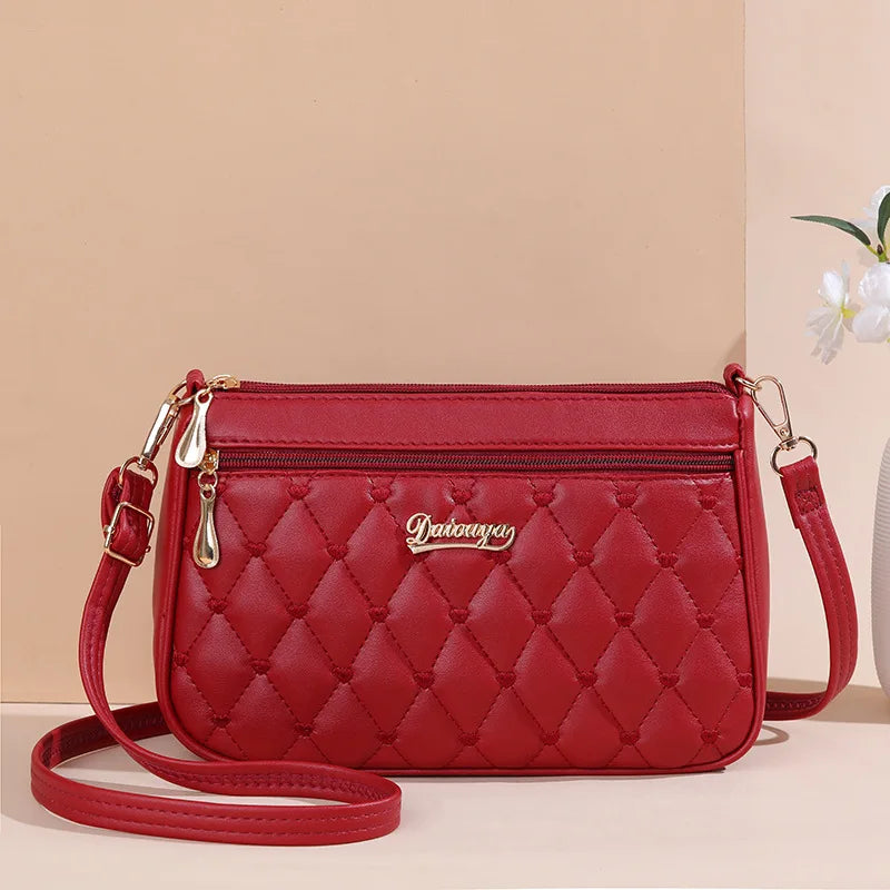 Women’s Embroidery Leather Handbag