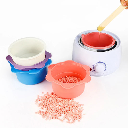 Heat-Resistant Silicone Wax Warmer Bowl with Stirring Stick