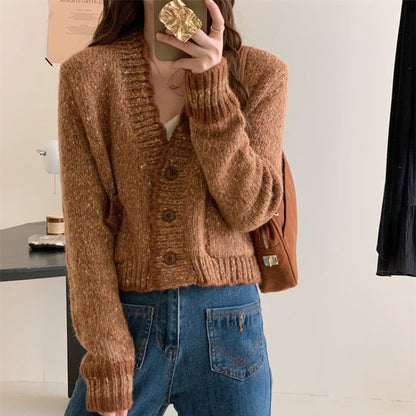 French Style Spring Knit Cardigan