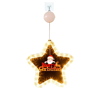 LED Christmas Star Pendant Decoration