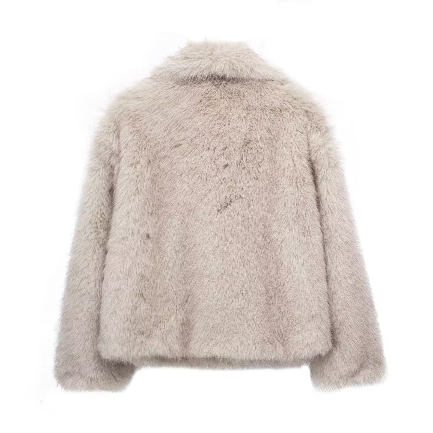 Women’s Winter Plush Fluffy Lapel Jacket