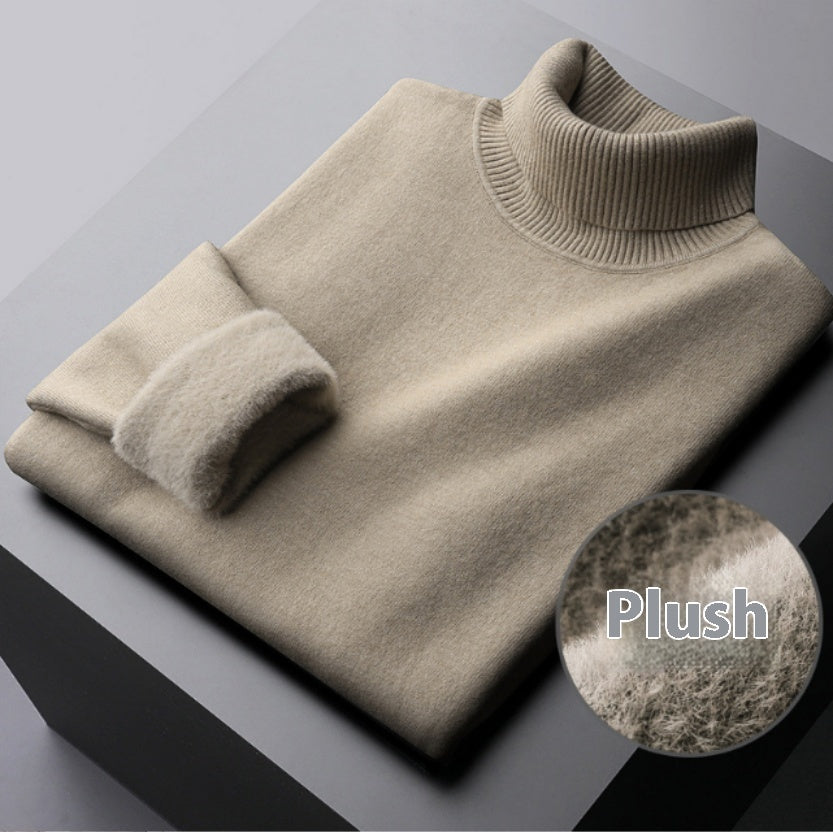 Fleece Turtle Neck Sweater