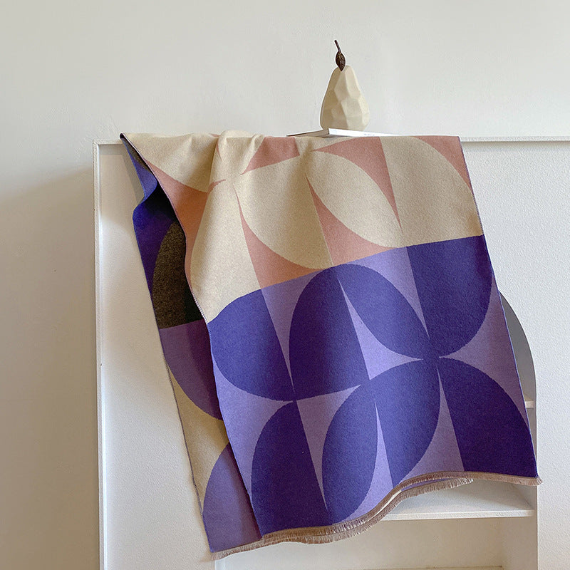 Fashion Artificial Cashmere Thick Warm Scarf