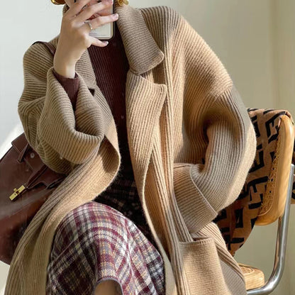 Women’s Alpaca Coffee Knit Sweater