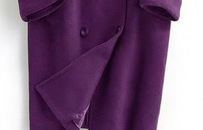 Double-Faced Long Wool Coat