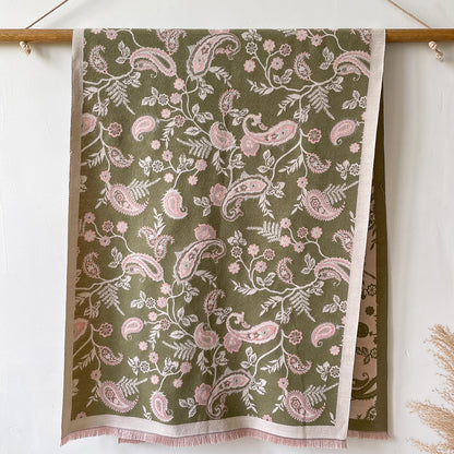 Women's European And American Cashew Long Scarf Thickened