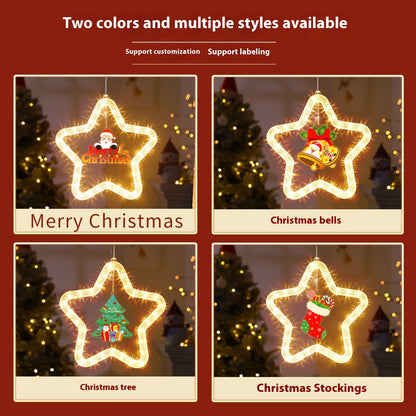 LED Christmas Star Pendant Decoration