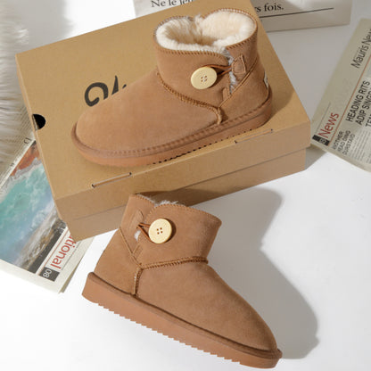 Winter Cotton Flat Shoes