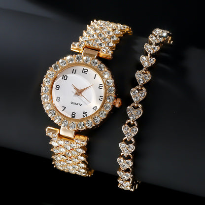Women’s Luxury 2-Piece Watch & Bracelet Set