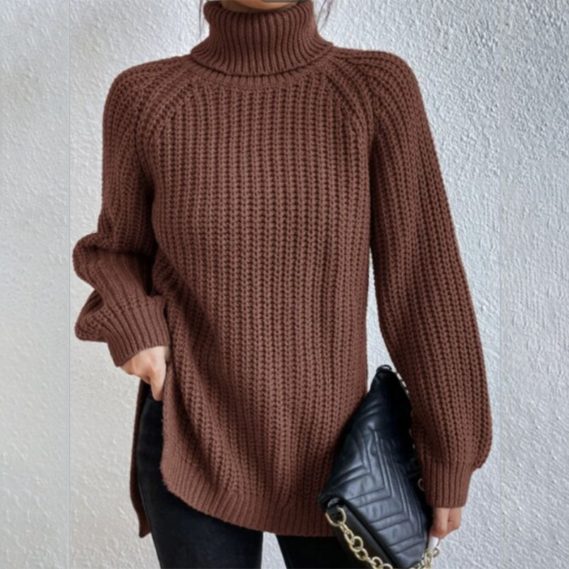 Women’s Split Turtleneck Pullover