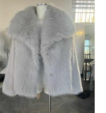 Women’s Winter Plush Fluffy Lapel Jacket